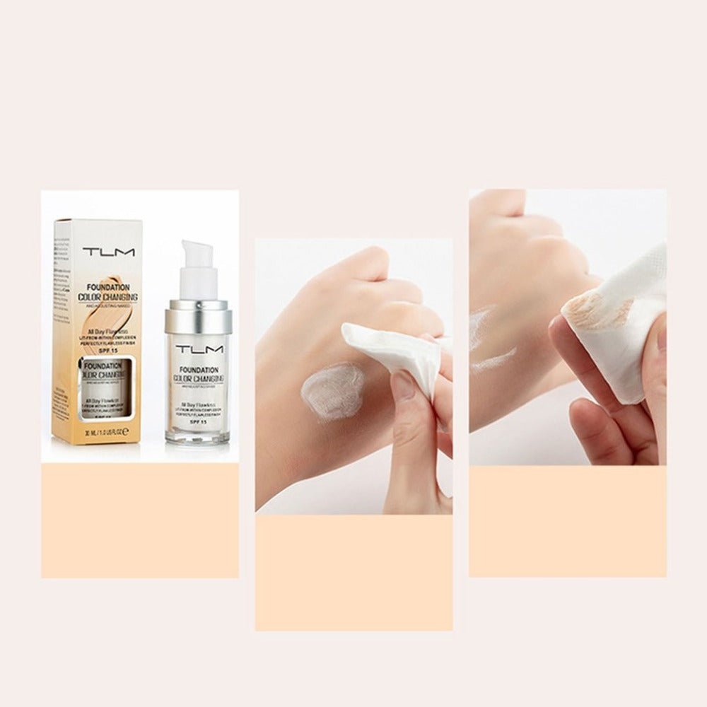 TLM: COLOR CHANGING FOUNDATION TLM: COLOR CHANGING FOUNDATION